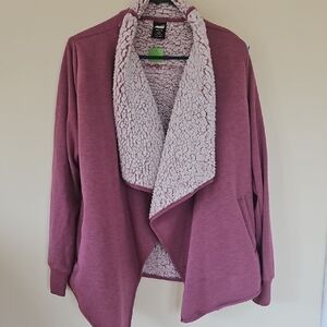 Avia Dusty Rose Cardigan with Plush Lining